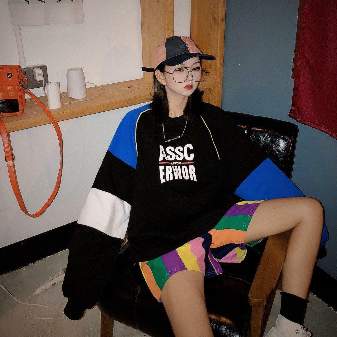 Vintage Rainbow Y2K Shorts - 90s Grunge, Retro Summer Outfits, Y2K Party & Club Fashion