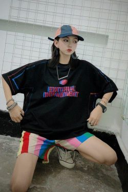 Vintage Rainbow Y2K Shorts - 90s Grunge, Retro Summer Outfits, Y2K Party & Club Fashion