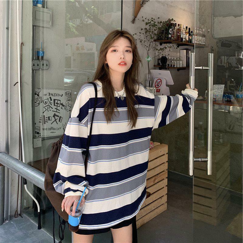 Vintage Stripe Sweater - Y2K Summer, 90s Fashion, Grunge, Retro, Pastel Goth, Y2K Club Outfits