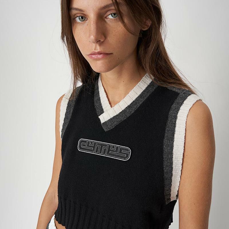 Vintage V Neck Sweater - Y2K Summer, 90s Grunge, Retro Style, Y2K Party, Pastel Goth, Y