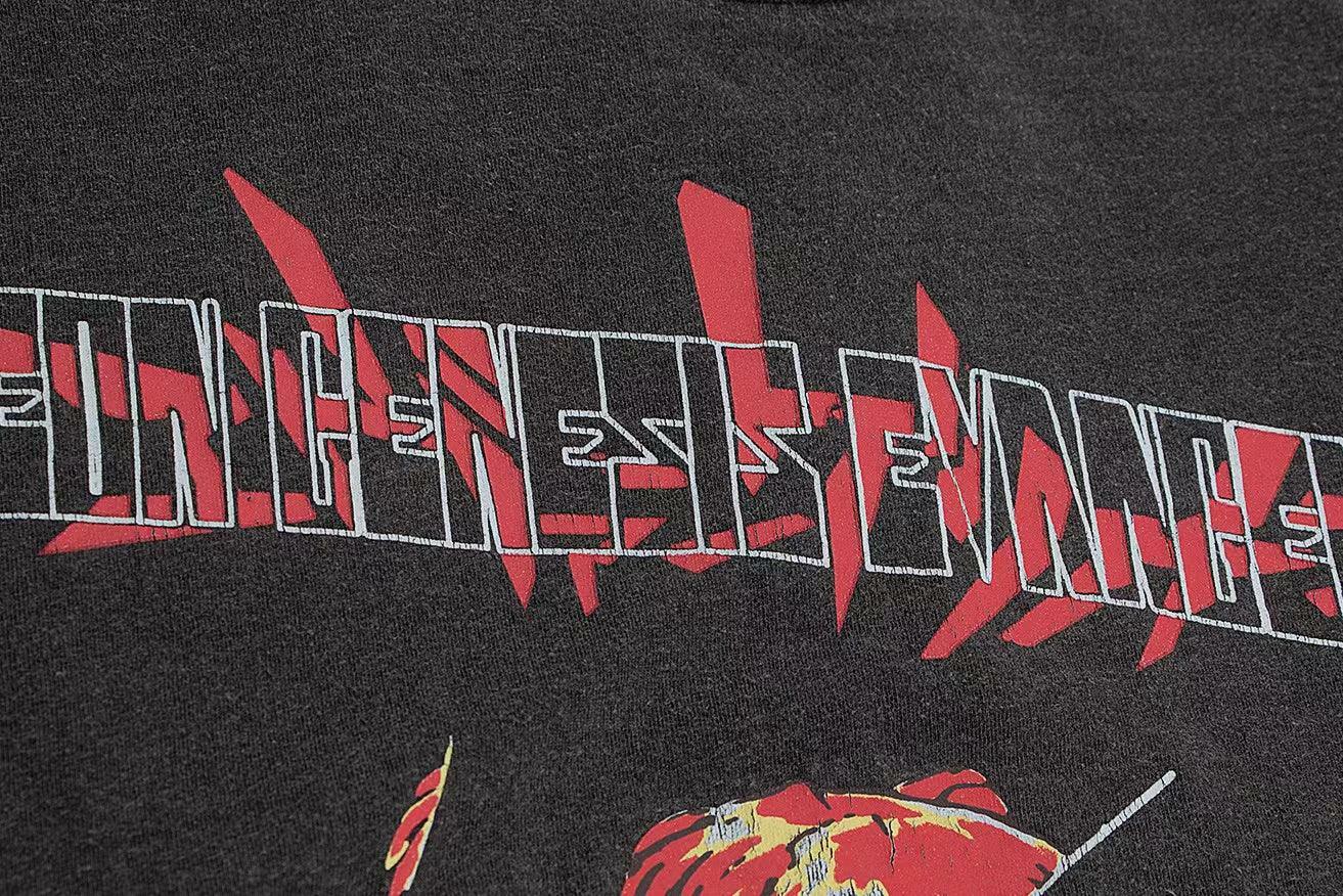 Vintage Washed 'Asuka Sehnsucht' Oversized Tee - Y2K Grunge, 90s Fashion, Retro Summer Outfit