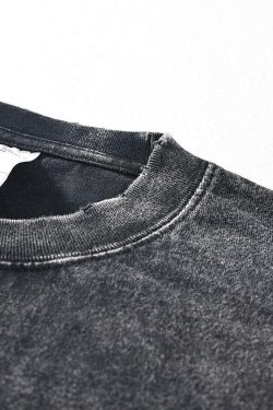 Vintage Washed Titan Oversized Tee - Y2K Summer, 90s Grunge, Retro Goth, Baby Tees, Y2K Pop