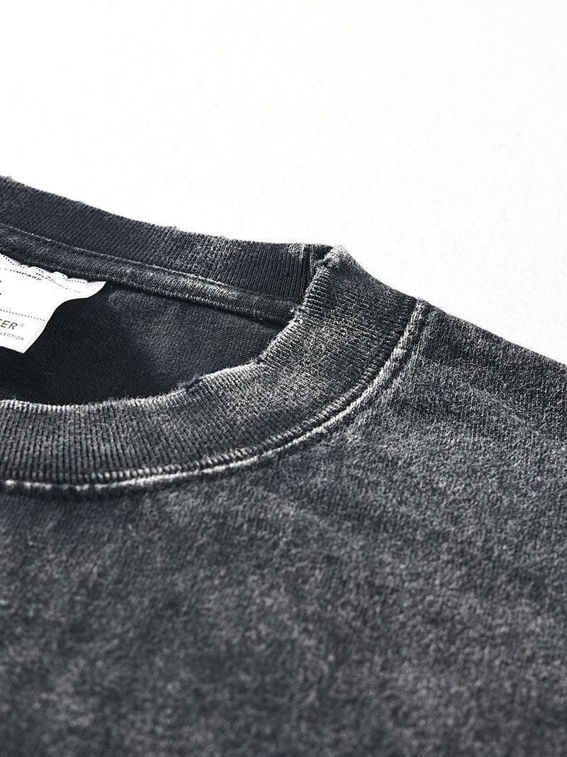 Vintage Washed Titan Oversized Tee - Y2K Summer, 90s Grunge, Retro Goth, Baby Tees, Y2K Pop