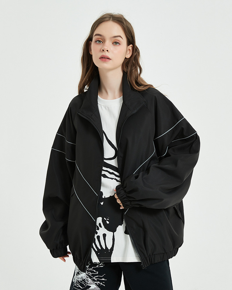 Vintage Y2K Track Jacket - 90s Grunge, Retro Summer Outfit, Y2K Fashion, Pastel Goth Style