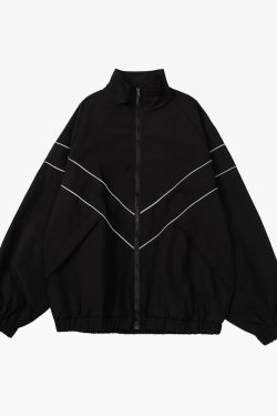 Vintage Y2K Track Jacket - 90s Grunge, Retro Summer Outfit, Y2K Fashion, Pastel Goth Style
