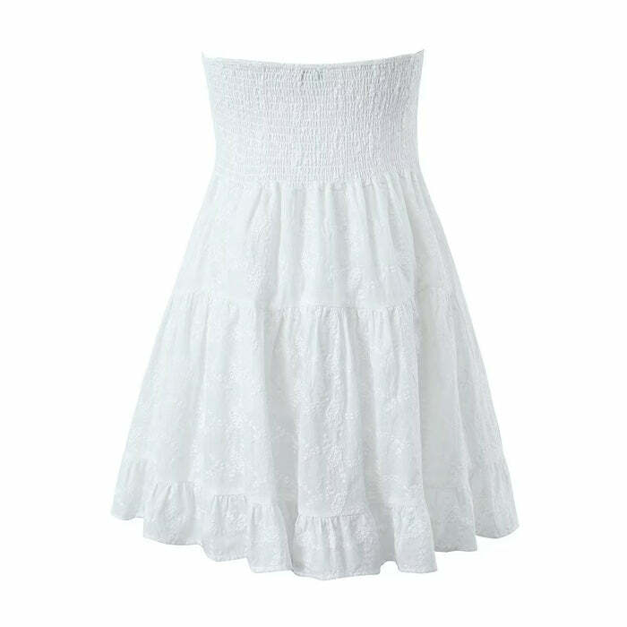 Vivia Mini Ruffle Dress - Y2K Summer Outfit, 90s Fashion, Grunge, Retro Style, Y2K Party Look