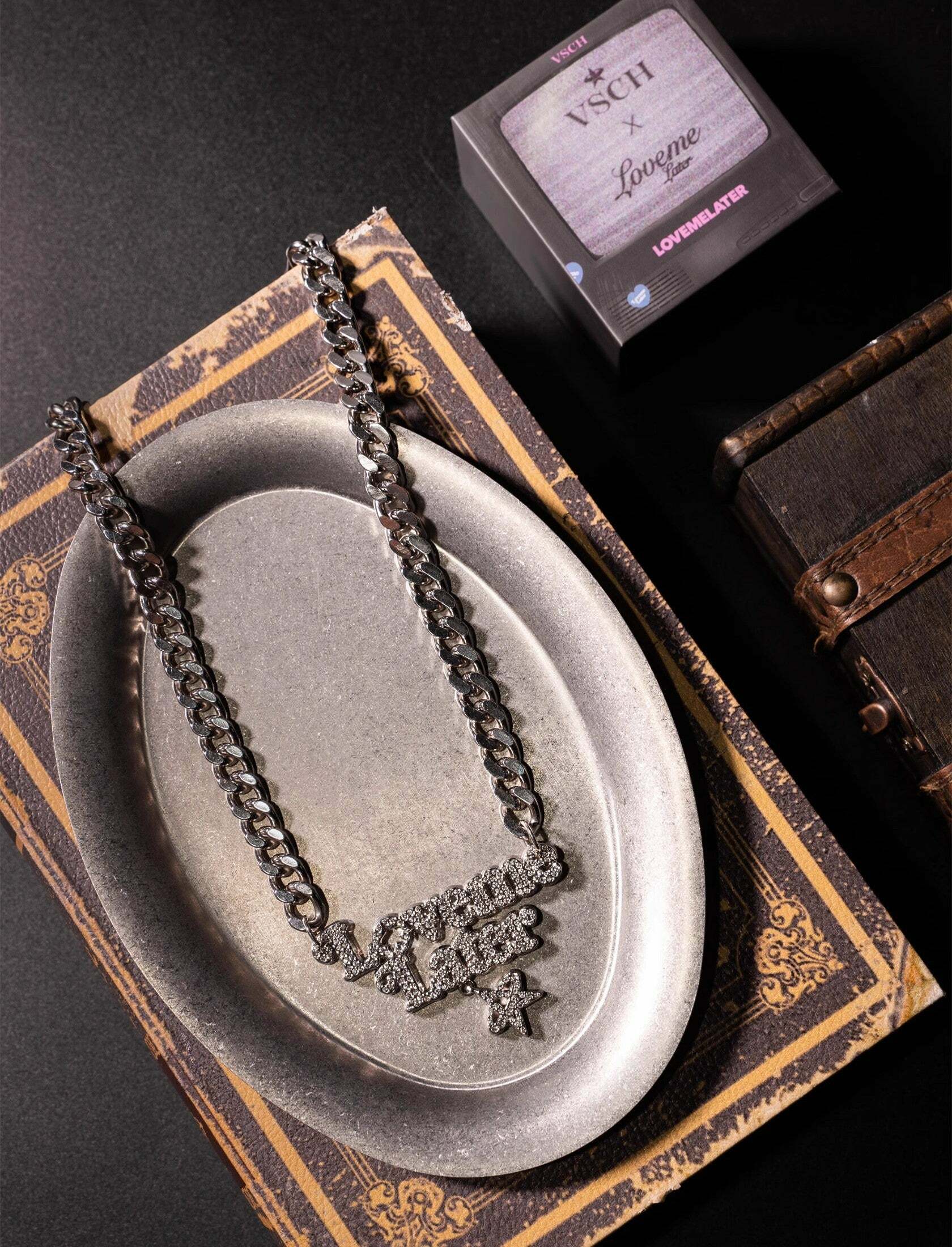 VSCH 'Love Me Later' Necklace - Perfect for Y2K Summer, 90s Grunge, and Retro Party Outfits