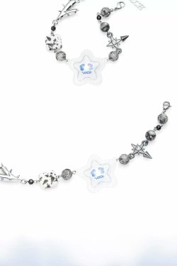 VSCH Bubble Star Bracelet - Y2K Summer, 90s Grunge, Retro Style, Pastel Goth, Y2K Popstar Access