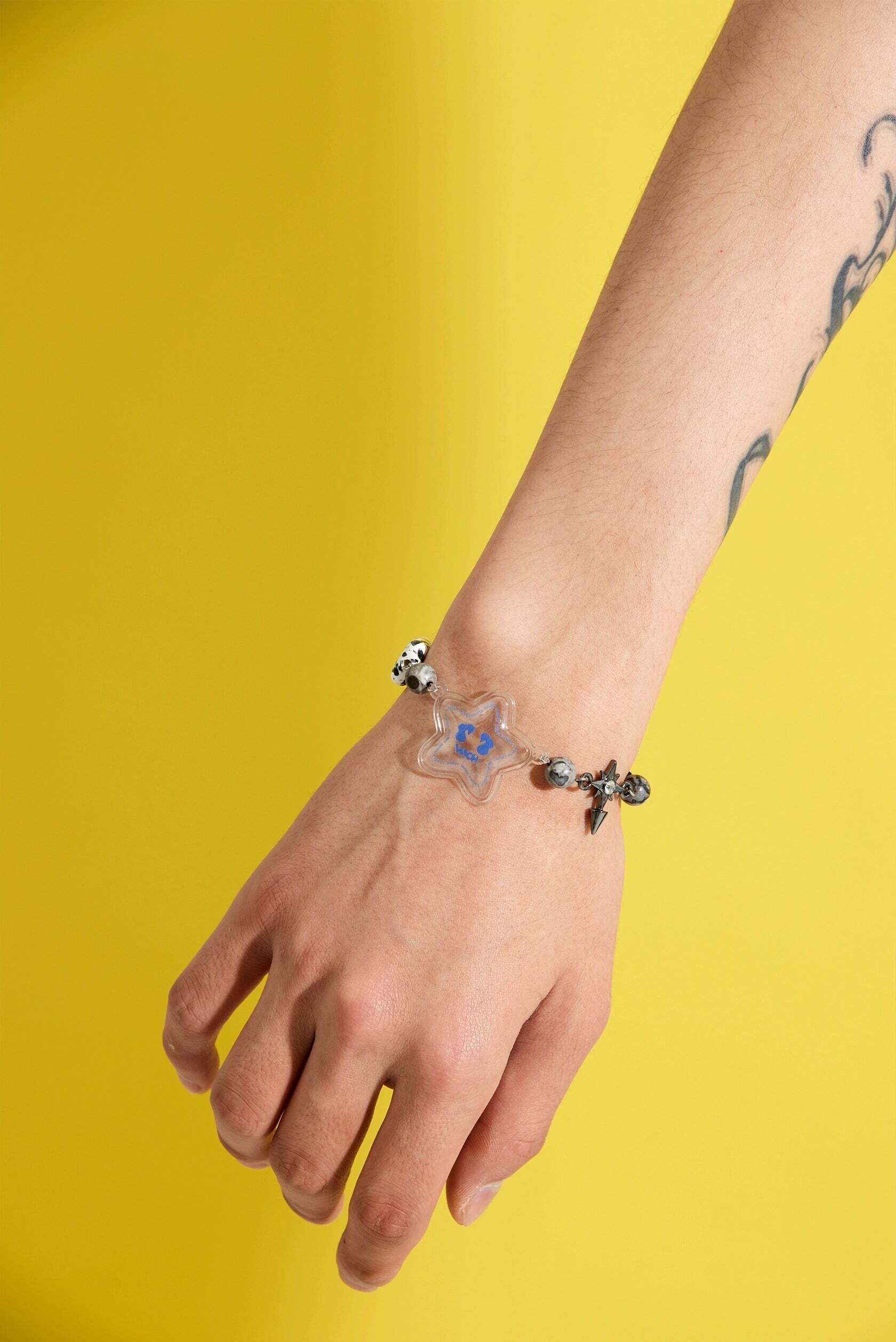 VSCH Bubble Star Bracelet - Y2K Summer, 90s Grunge, Retro Style, Pastel Goth, Y2K Popstar Access
