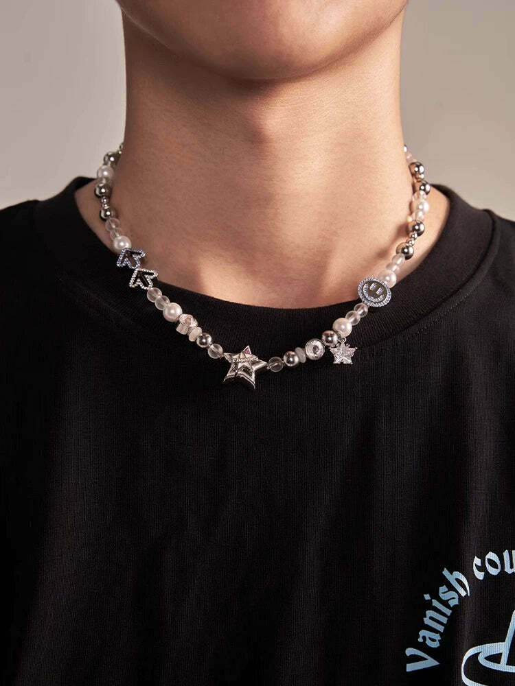 VSCH Kakumei Necklace - Y2K Grunge, 90s Retro, Pastel Goth, Y2K Party & Club Outfits