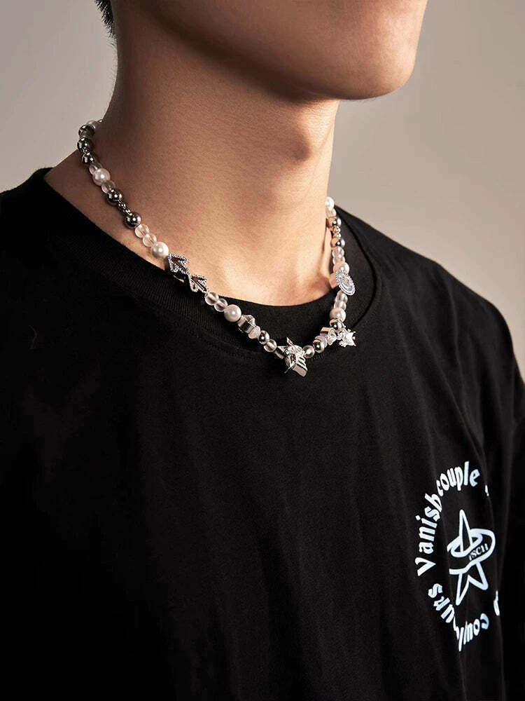 VSCH Kakumei Necklace - Y2K Grunge, 90s Retro, Pastel Goth, Y2K Party & Club Outfits