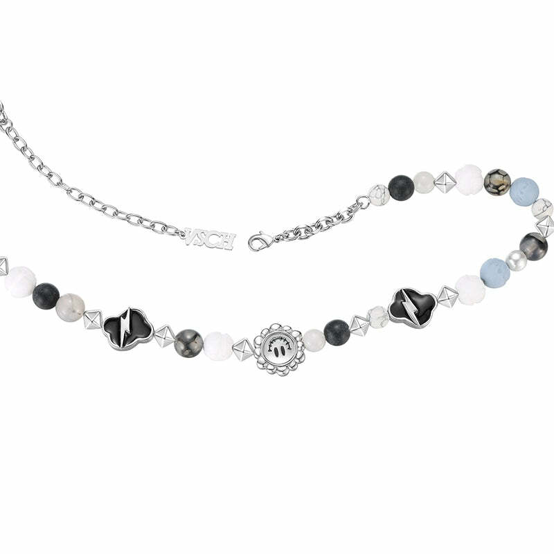 VSCH Lightning Necklace - Y2K Grunge, 90s Retro, Pastel Goth, Y2K Popstar, Summer Y2K