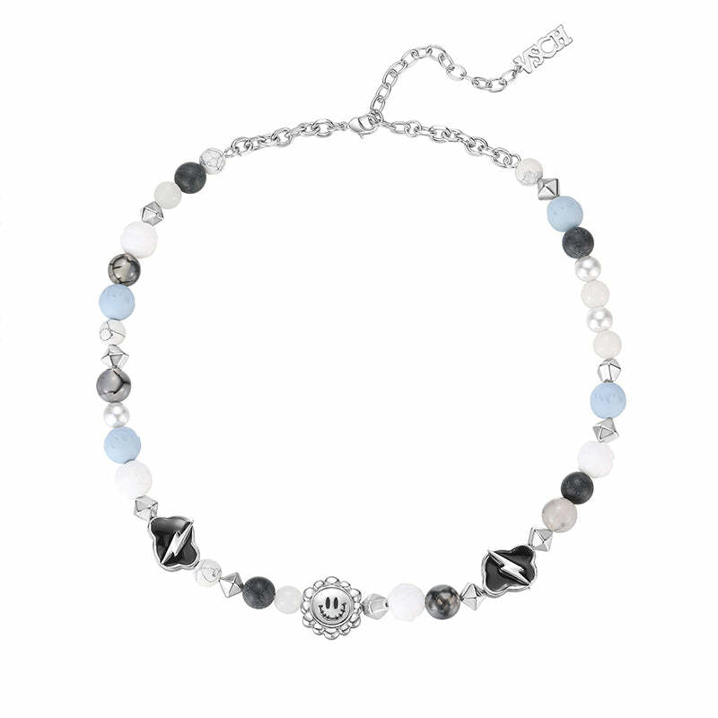 VSCH Lightning Necklace - Y2K Grunge, 90s Retro, Pastel Goth, Y2K Popstar, Summer Y2K