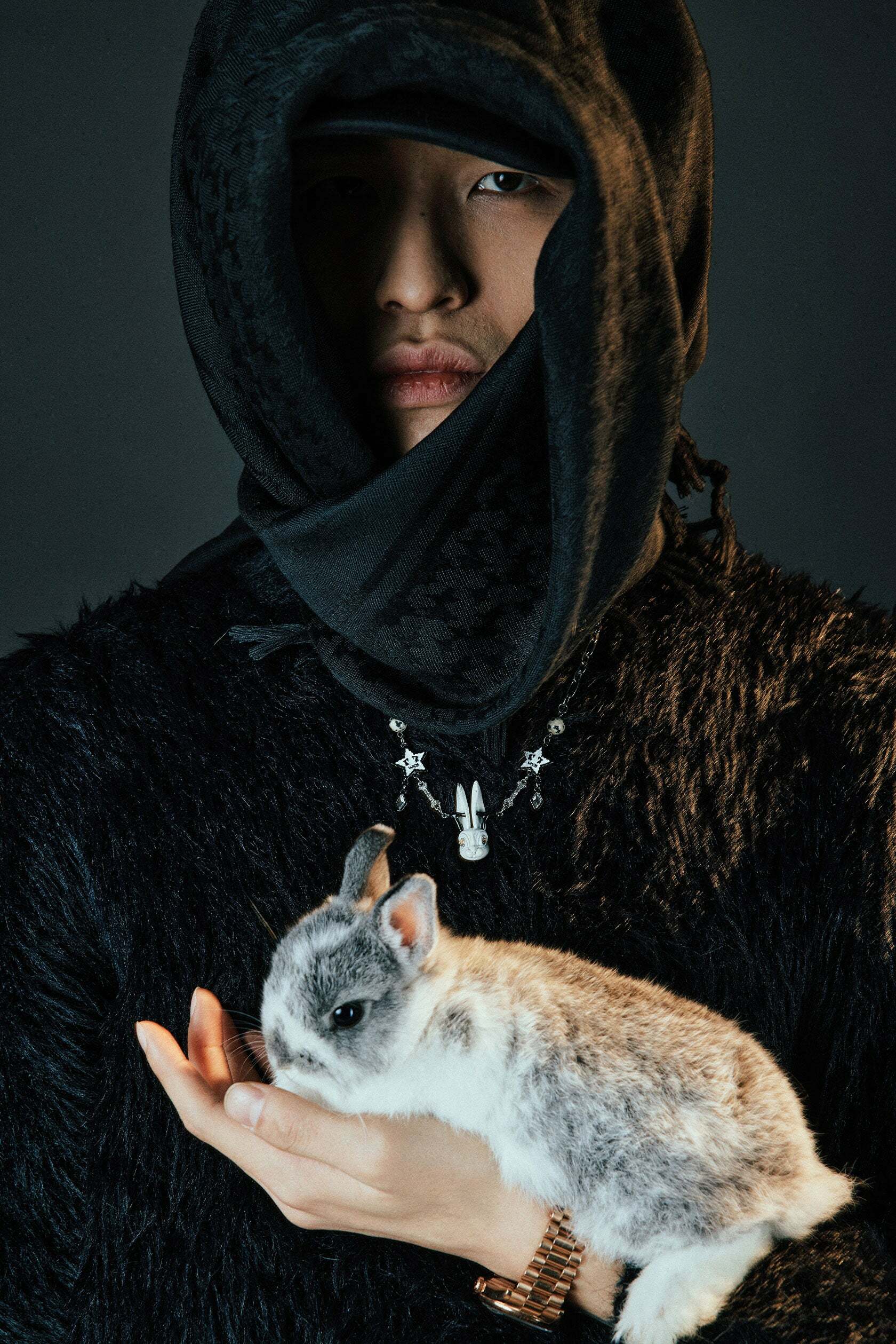 VSCH Lucky Rabbit Necklace - Y2K Grunge, 90s Retro, Pastel Goth, Summer Y2K Fashion Accessory