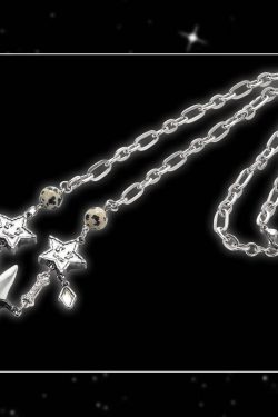 VSCH Lucky Rabbit Necklace - Y2K Grunge, 90s Retro, Pastel Goth, Y2K Popstar, Summer Y2