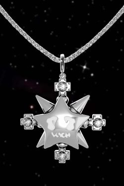VSCH Lucky Star Necklace - Y2K Summer, 90s Grunge, Retro Goth, Popstar & Party Outfits