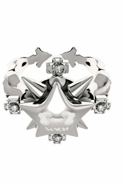 VSCH Lucky Star Spin Ring - Y2K Fashion, 90s Grunge, Retro Style, Y2K Party & Club Outfits