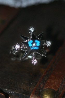 VSCH Lucky Star Spin Ring - Y2K Fashion, 90s Grunge, Retro Style, Y2K Party & Club Outfits
