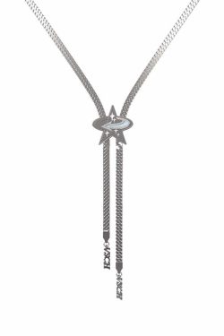VSCH Star Planet Pull Necklace - Y2K Grunge, 90s Retro, Pastel Goth, Y2K Party & Club Outfits