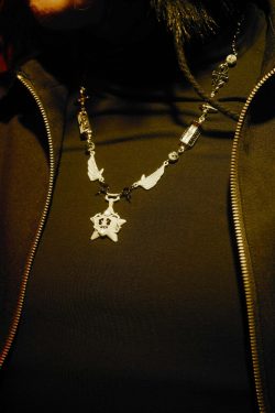 VSCH Thorn Star Necklace - Y2K Grunge, 90s Retro, Gothic, Pastel Goth, Y2K Popstar Accessory