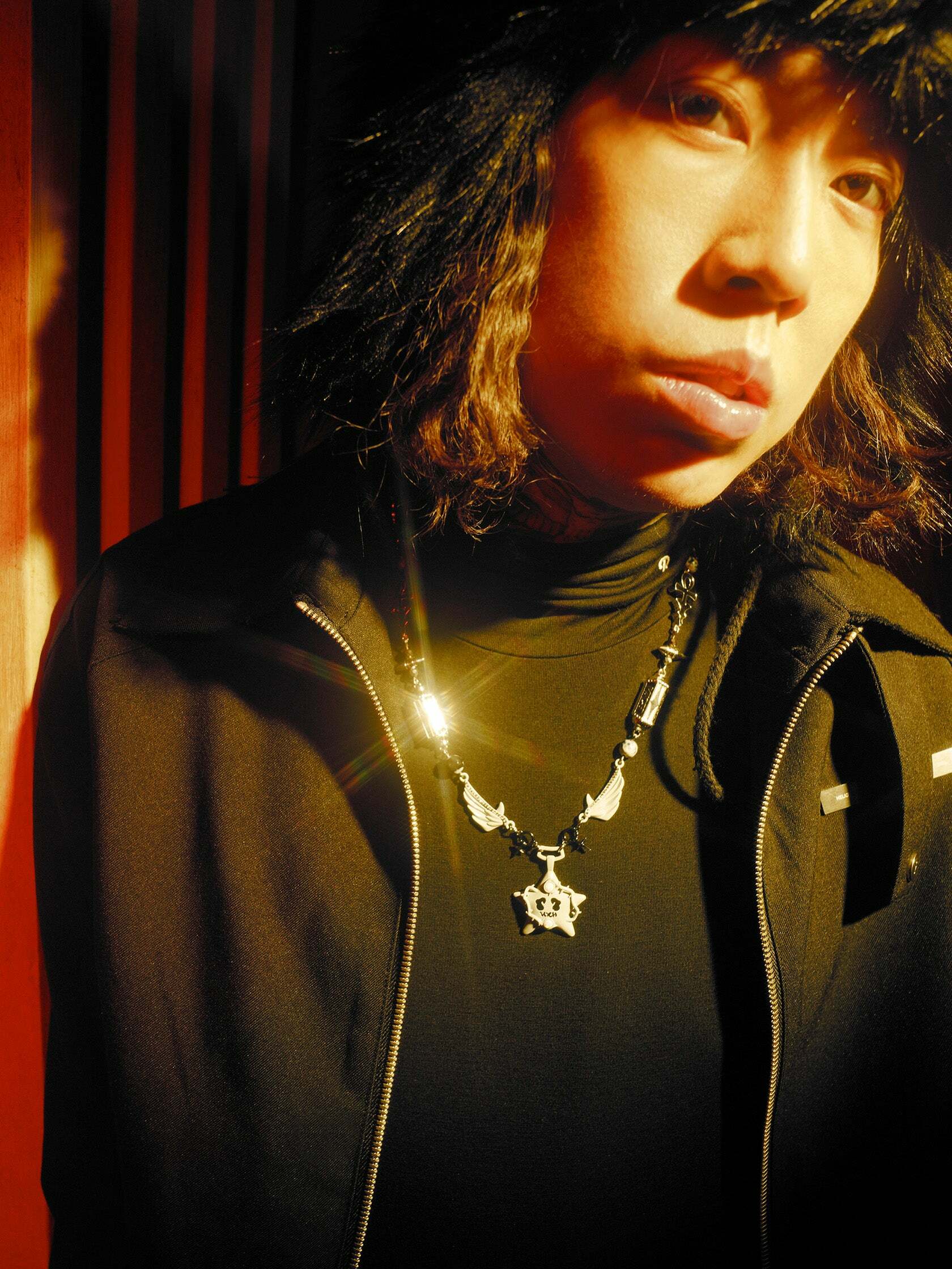 VSCH Thorn Star Necklace - Y2K Grunge, 90s Retro, Gothic, Pastel Goth, Y2K Popstar Accessory