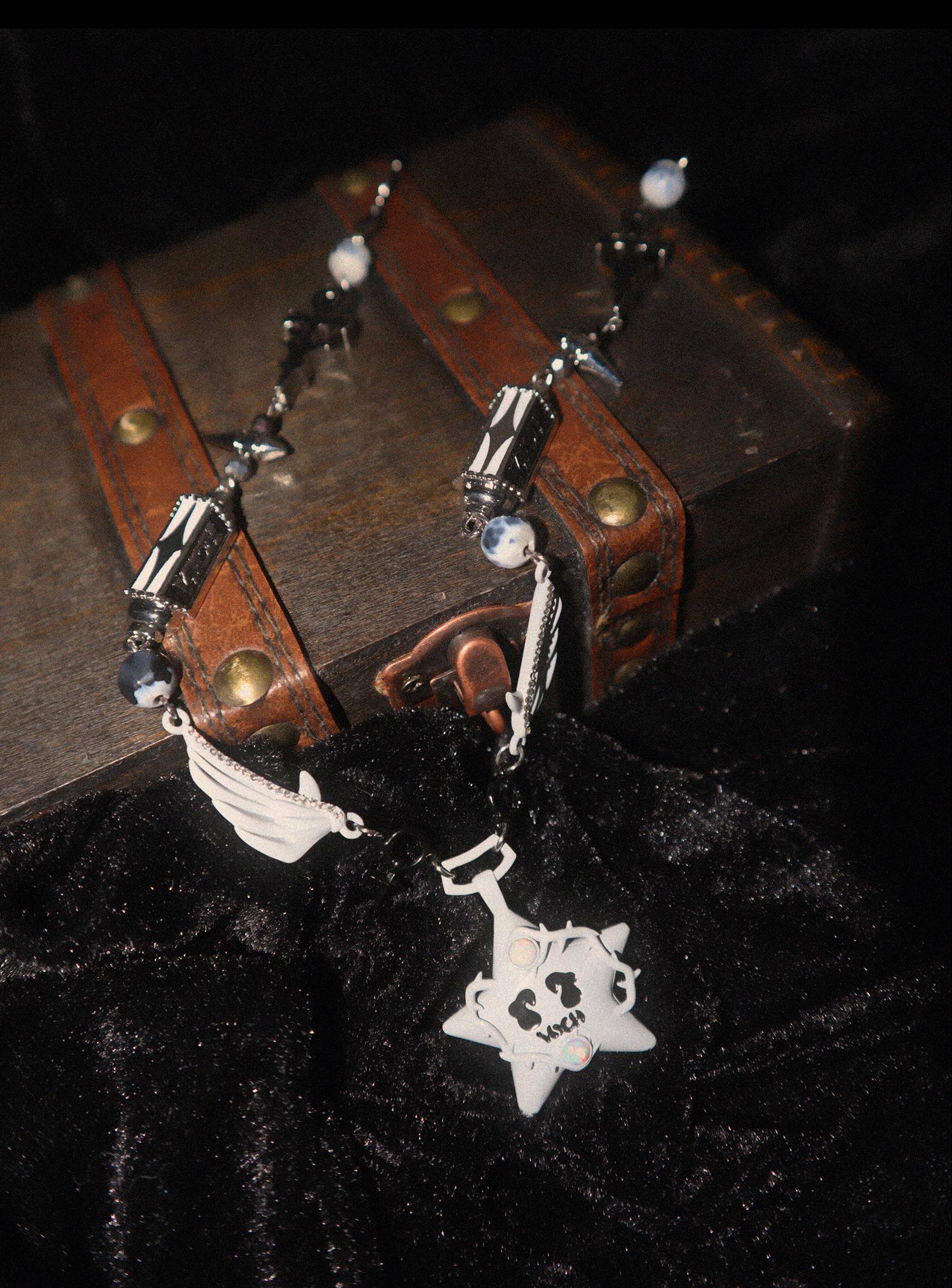 VSCH Thorn Star Necklace - Y2K Grunge, 90s Retro, Gothic Y2K, Y2K Party, Y2K
