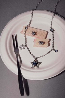 VSCH Twinkle Necklace - Y2K Summer, 90s Grunge, Retro 90s, Pastel Goth, Y2K Party