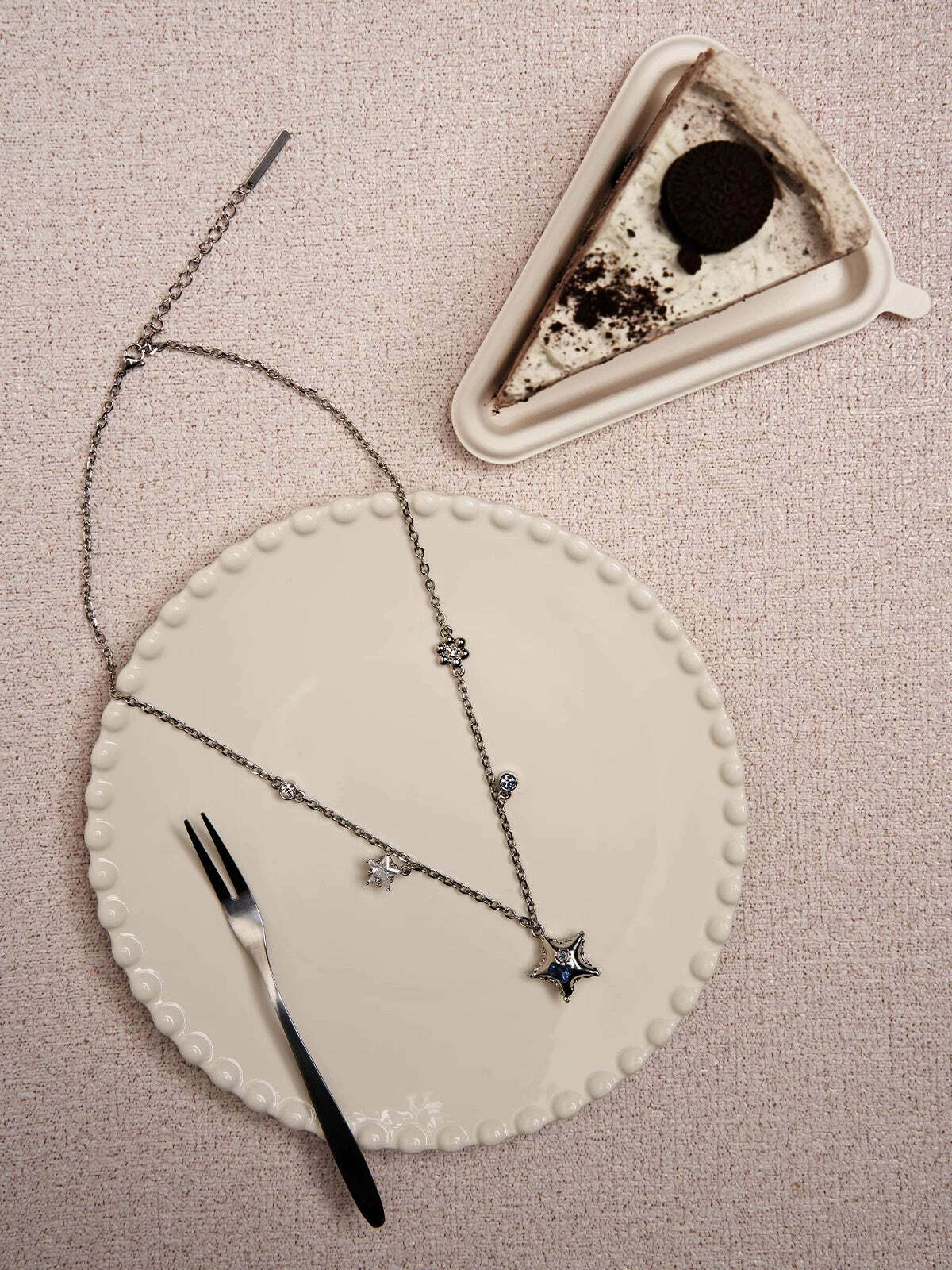 VSCH Twinkle Necklace - Y2K Summer, 90s Grunge, Retro Style, Pastel Goth, Y2K Party Outfits