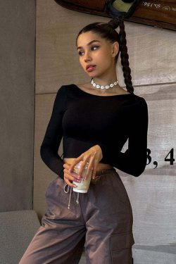 Wendy Backless Top - Y2K Summer Grunge, 90s Fashion, Retro Style, Y2K Party & Club Outfits