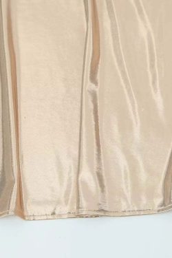 Wesleigh Metallic Slip Mini Dress - Y2K Summer, 90s Grunge, Retro Party, Pastel Goth Outfits