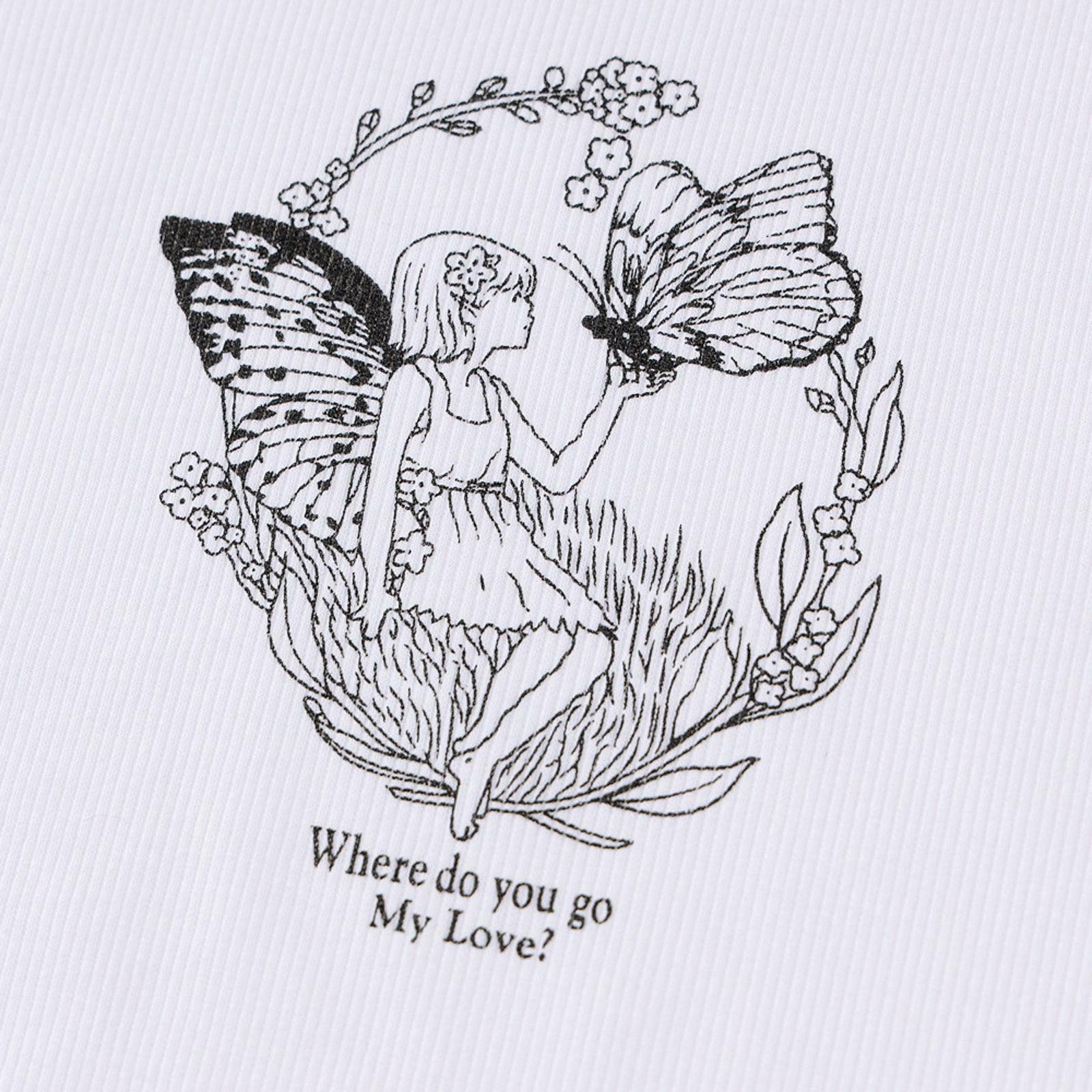 Where Do You Go My Love' Y2K Crop Top - 90s Grunge, Retro, Summer, Party & Club Outfits