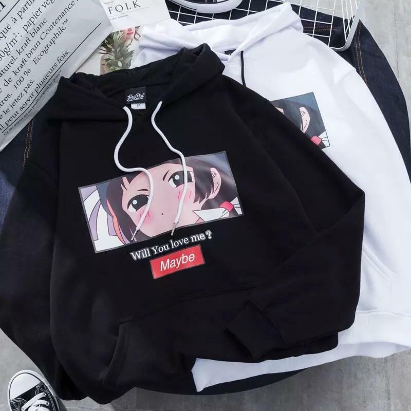 Will You Love Me' Harajuku Hoodies - Y2K Grunge, 90s Fashion, Retro Style, Pastel Goth Out