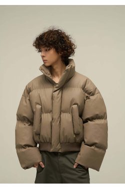 WLEXT Y2K Layered Puffer Jacket - Retro 90s Grunge, Summer Outfits, and Pastel Goth Fashion