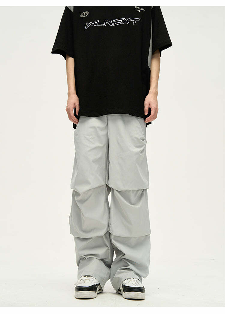WLNEXT Ruched Pants - Y2K Summer & 90s Grunge Fashion, Retro Y2K Club & Party Outfits