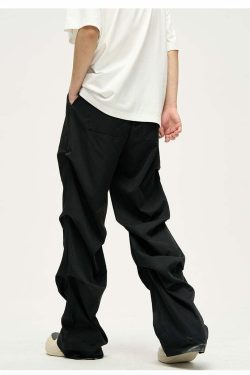WLNEXT Ruched Pants - Y2K Summer & 90s Grunge Fashion, Retro Y2K Club & Party Outfits