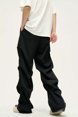 WLNEXT Ruched Pants - Y2K Summer & 90s Grunge Fashion, Retro Y2K Club & Party Outfits