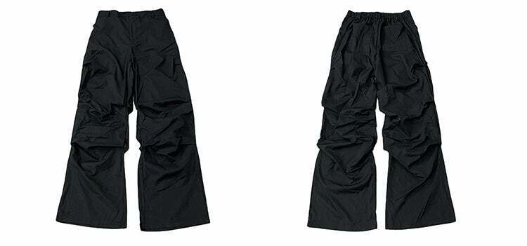 WLNEXT Ruched Pants - Y2K Summer & 90s Grunge Fashion, Retro Y2K Club & Party Outfits