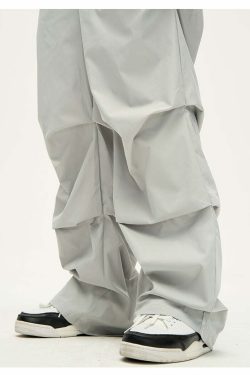 WLNEXT Ruched Pants - Y2K Summer & 90s Grunge Fashion, Retro Y2K Club & Party Outfits