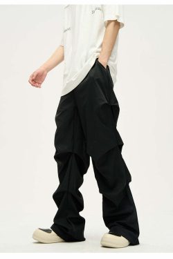 WLNEXT Ruched Pants - Y2K Summer & 90s Grunge Fashion, Retro Y2K Club & Party Outfits