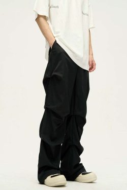 WLNEXT Ruched Pants - Y2K Summer & 90s Grunge Fashion, Retro Y2K Club & Party Outfits