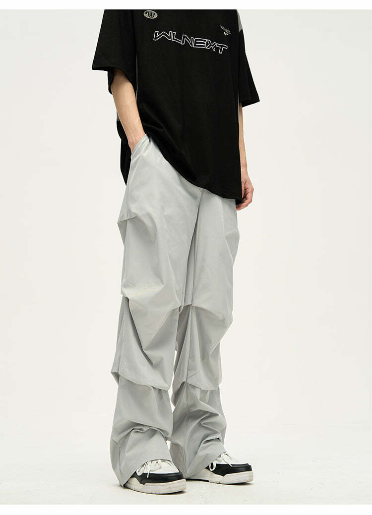 WLNEXT Ruched Pants - Y2K Summer & 90s Grunge Fashion, Retro Y2K Club & Party Outfits