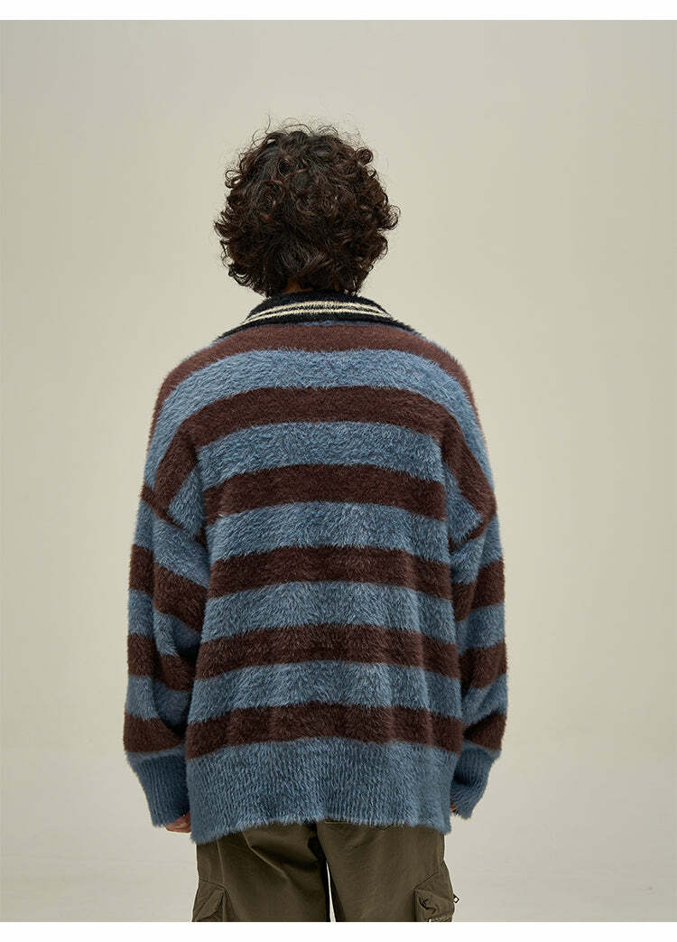 WLNEXT Y2K Collared Sweater - Retro 90s Grunge, Summer Outfits, Pastel Goth Fashion