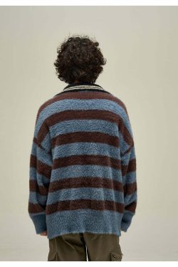 WLNEXT Y2K Collared Sweater - Retro 90s Grunge, Summer Outfits, Y2K Party & Club Fashion