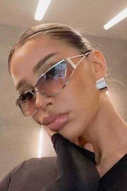 Women's Y2K Sunglasses - Retro 90s Grunge, Hip Hop, and Pastel Goth Fashion Accessories