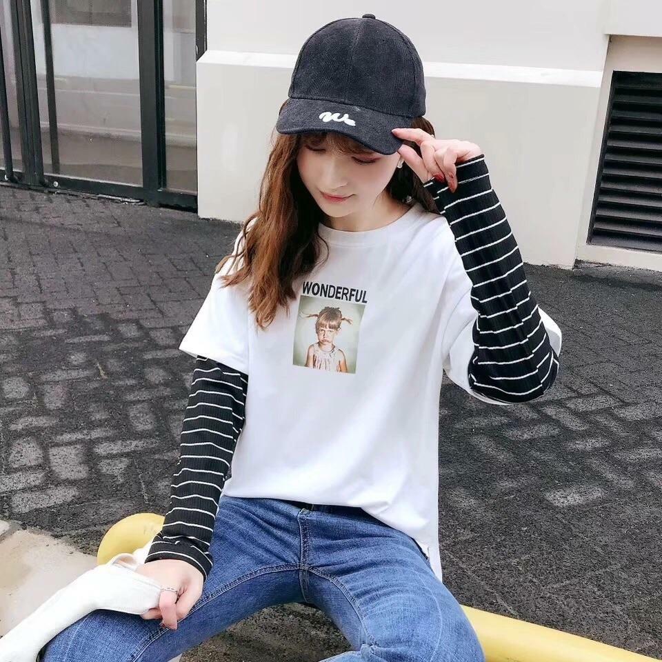 Wonderful Striped Sweatshirt - Y2K Summer, 90s Grunge, Retro, Pastel Goth, Y2K Club Out
