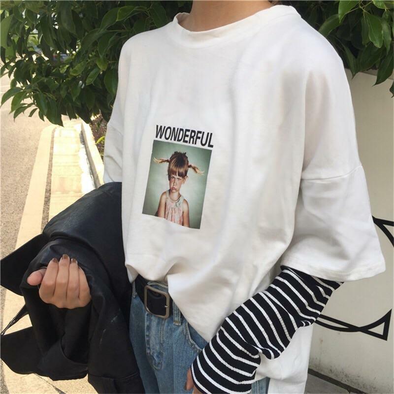 Wonderful Striped Sweatshirt - Y2K Summer, 90s Grunge, Retro, Pastel Goth, Y2K Club Out