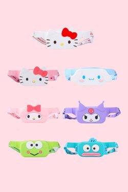 Y2K & 90s Fashion Hello Kitty & Sanrio Friends Fanny Pack - Q UNCLE x SANRIO Retro Style