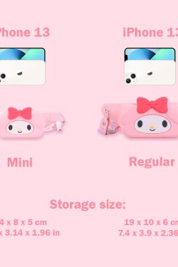 Y2K & 90s Fashion Hello Kitty & Sanrio Friends Fanny Pack - Q UNCLE x SANRIO Retro Style