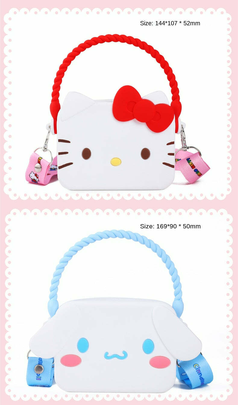 Y2K & 90s Fashion Hello Kitty & Sanrio Friends Mini Shoulder Bag - Q UNCLE x SANRIO