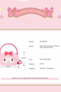 Y2K & 90s Fashion Hello Kitty & Sanrio Friends Mini Shoulder Bag - Q UNCLE x SANRIO